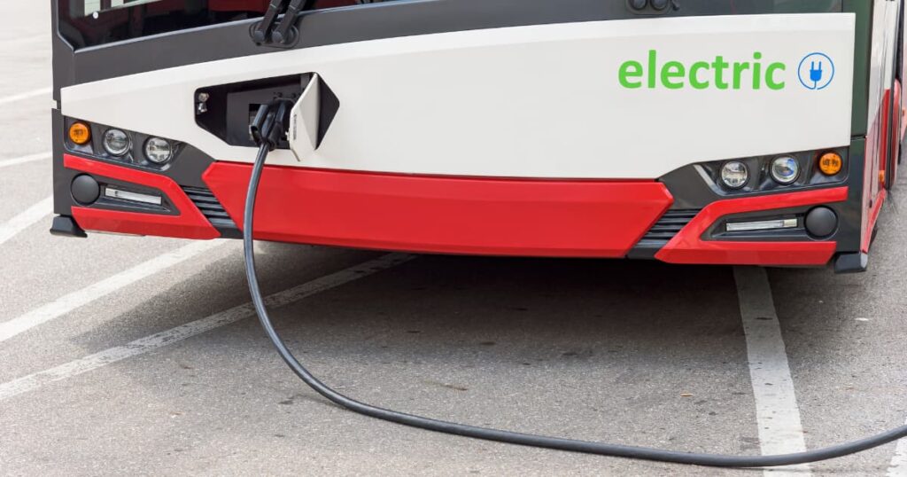 Electric bus charging